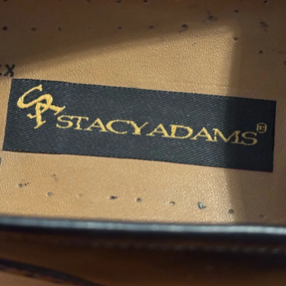 Stacy Adams Black Leather Men's Dress Shoes